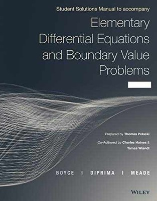 Elementary Differential Equations - Paperback, by Boyce William E.; - Very Good