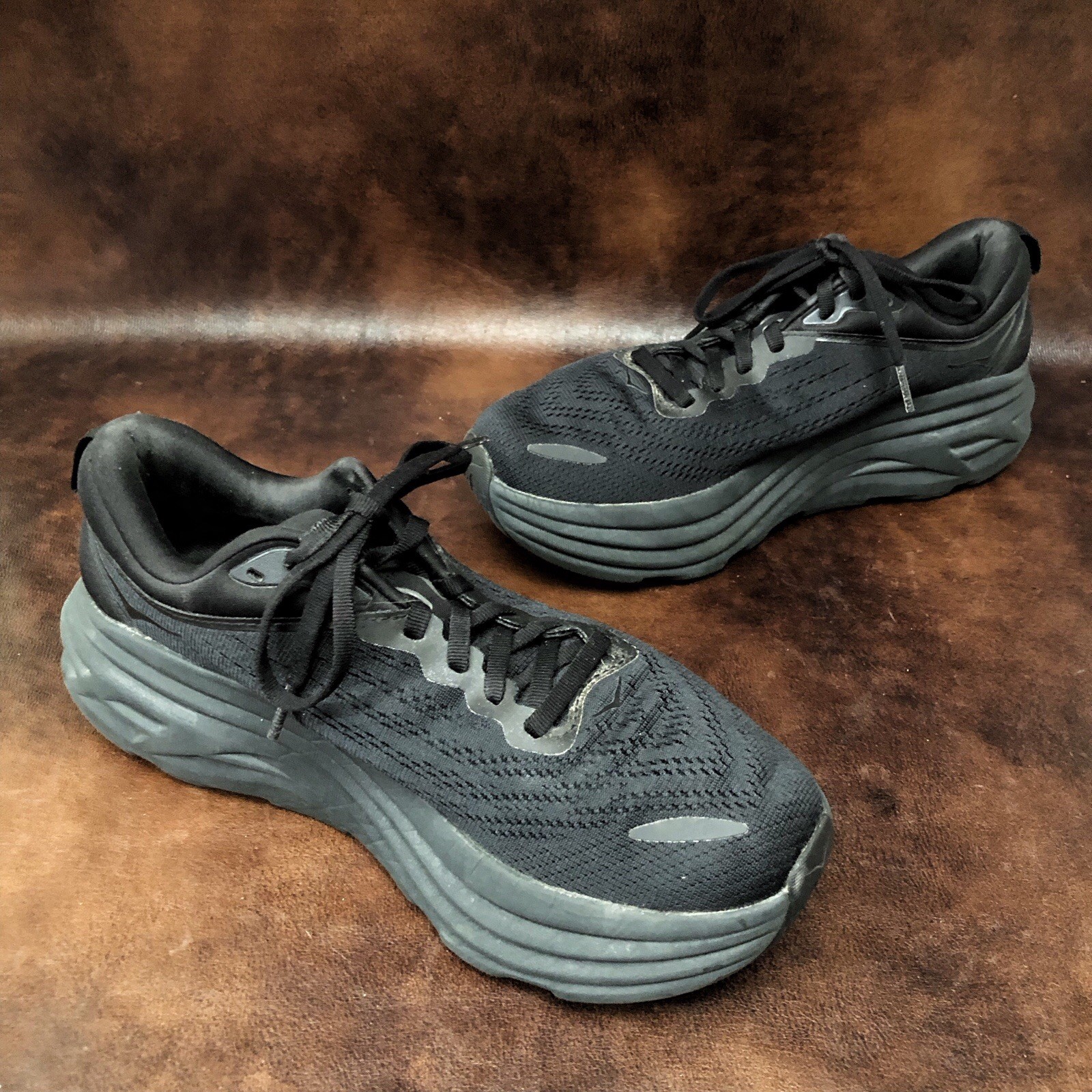 Hoka Bondi 8 Women's Running Shoes Black Mesh Size 8.5B US UK 6 EU 39.5 Athletic thumbnail 3