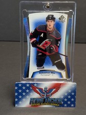 2021-22 SP Authentic - Die-Cuts Sebastian Aho #DC-6 Blue