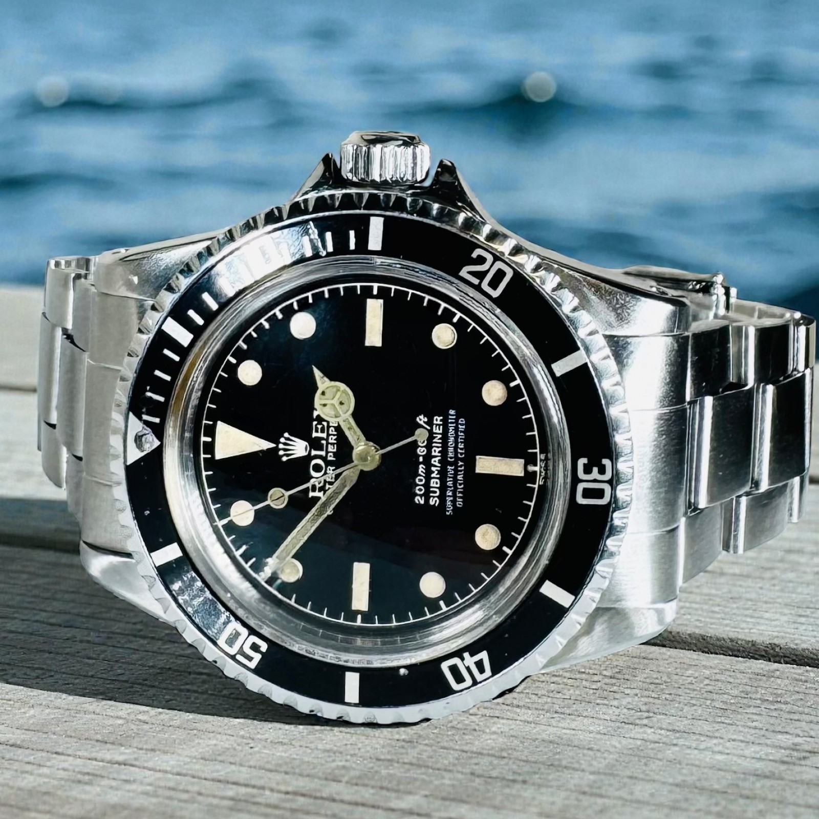 Vintage Rolex Submariner 5512  Gilt Exclamation Dial image 9