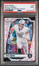 2024 Panini Prizm Choice Cherry Blossom Maxx Crosby  /15 PSA 9 