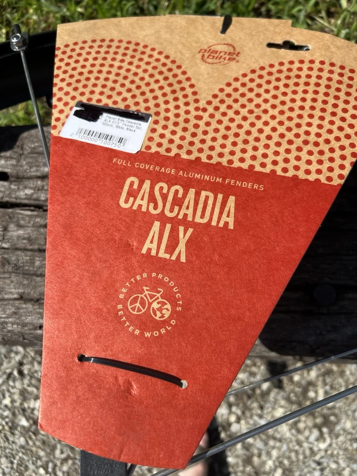 Guardabarros Planet Bike CASCADIA ALX Negro Aluminio Cobertura Completa 27.5 650B MTB Foto 2 de 4