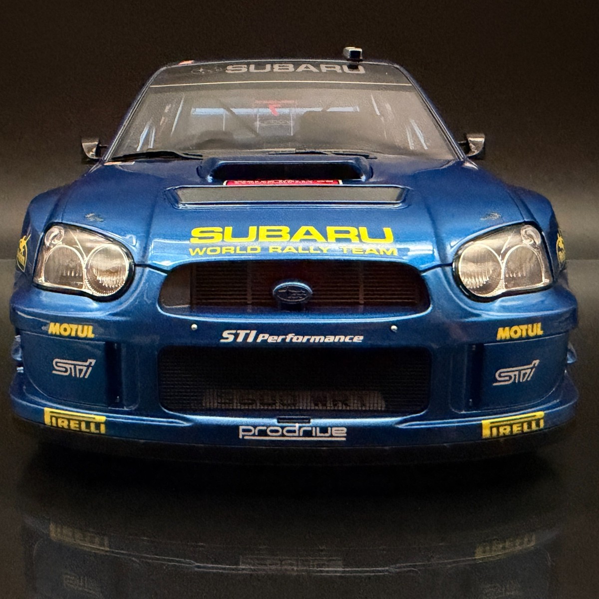 ミニカー rally car collection SUBARU Subaru Impreza S9 WRC 2003 Solberg Wales Rally 1:12 OTTO G092 Blue ミニカー