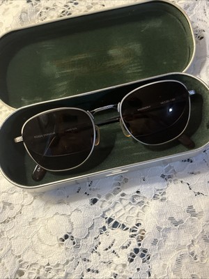 Fossil Sunglasses CS1021BRN Glass Lenses 50-20-140 Fossil 210 Sunglasses Silver Metal Frame UV400 50-20-140  main image 3