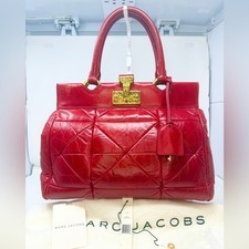 Borsa Marc Jacobs Cherry Tart Patchwork in pelle Klein con etichette originali pre 2005