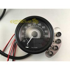 Unità quadro 4 spie LED per DAYTONA VELONA Ø 60mm cafe racer scrambler special