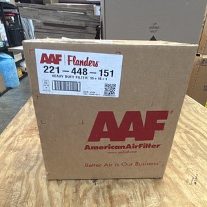 AAF Flanders Heavy Duty Flat Panel Air Filter MERV 4 16x16x1 12 Pack