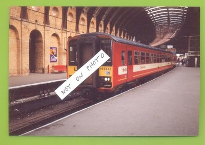 KLASSE 155 DIESELTRIEBZUG 155343 IN YORK 6.5.91.FOTO 10 x 15 cm.