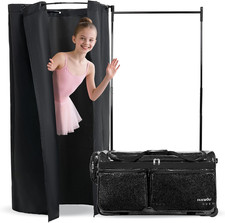 28" Dance Bag with Garment Rack Curtain for Total Privacy Protection