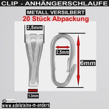 Anhängerschlaufen Schmuck Einhänger Schlauf...