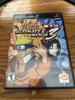Naruto: Ultimate Ninja 3 (Sony PlayStation 2, 2008) PS2 With Case No Manual!