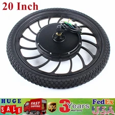 20 inch Hub Motor Ebike Front Wheel Electric Bicycle Motor Conversion Kit 48 V