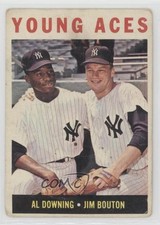 1964 Topps Young Aces ( ) Al Downing Young Aces ( ) Jim Bouton #219 3dc