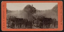 Photo of Stereograph,General Sherman's men destroy Railroad,American Civil War