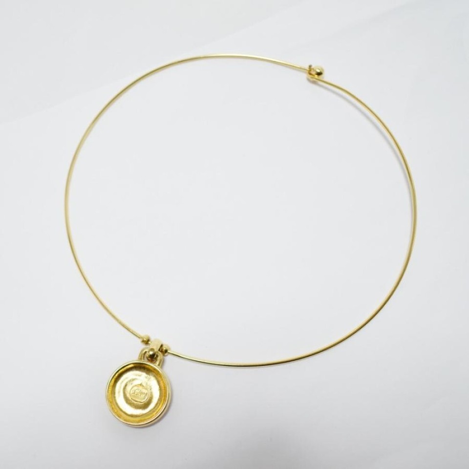 Versace Medusa Choker GP Gold Necklace Size 1 inch Authentic eBay