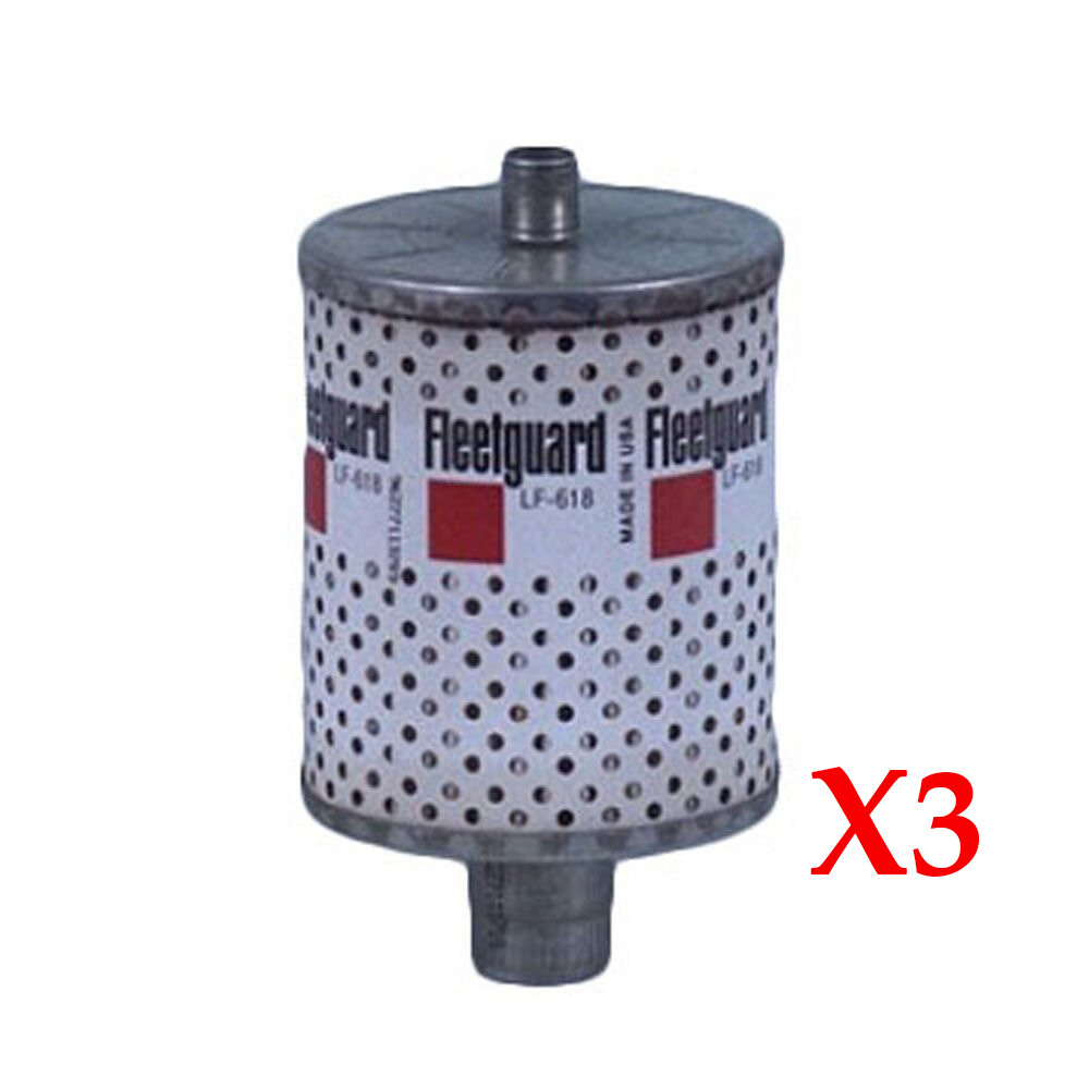 (3) Fleetguard LF618 Lube, Cartridge Oil Filter
