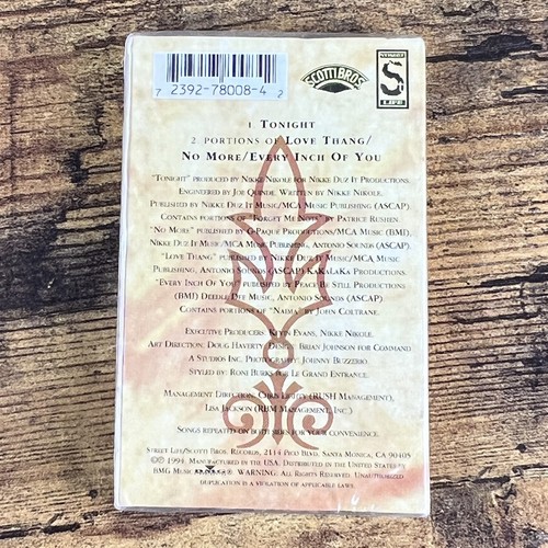 Sweet Sable Tonight Cassette Single New Cardboard Sleeve - Picture 3 of 5