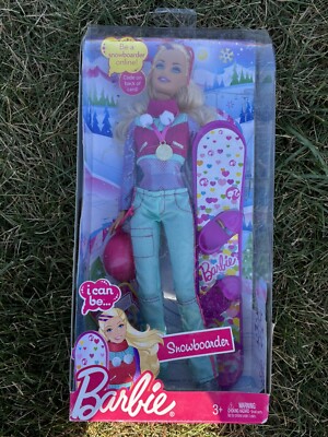 Snowboarder Barbie I Can Be Anything Series T2690 2009 Mattel New