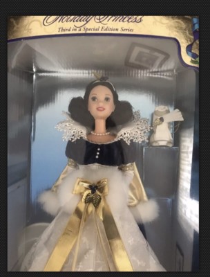 snow white holiday barbie