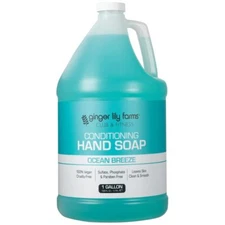 128 Fl Oz All Purpose Hand Soap Gentle Ocean Breeze Scent Vegan Cruelty Free