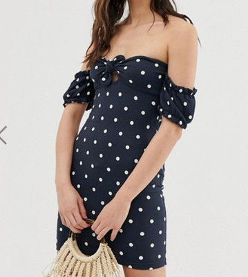 asos polka dress