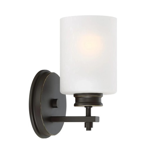 Kira Home Phoebe 8" Modern 1-Light Wall Sconce/Vanity Light CH/BN/OB - Picture 23 of 42