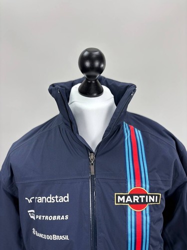 Mens racing jacket Martini Size M Color Blue - Picture 4 of 13