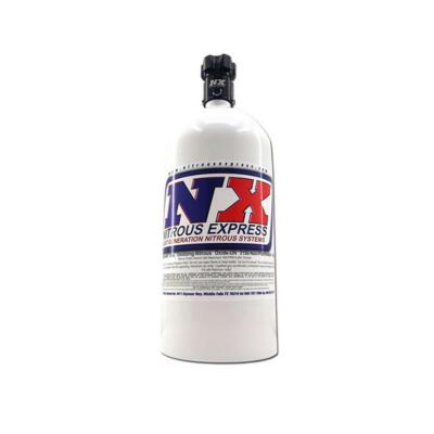Nitrous Express 11050 5 LB BOTTLE W/ LIGHTNING 500 VALVE (5.25 DIA. X 17.64 TALL