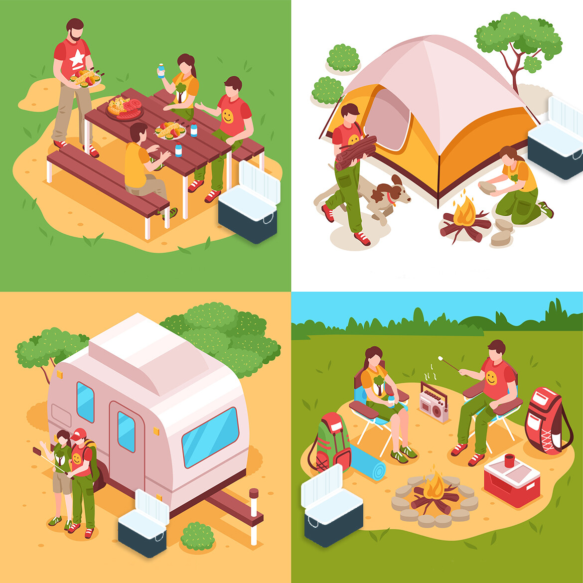 GlamHaus Electric Cooler Box Insulated Hot/Cold 1 Ice Pack 240V AC 12V