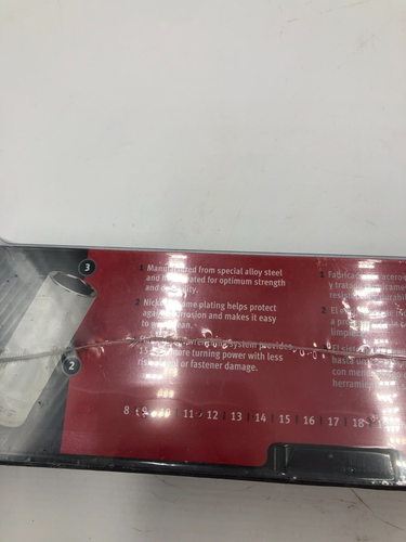 NEW Snap On 12pc 3/8" Drive 6-PT Metric Flank Deep Socket Set (8-19 mm) 212SFSMY - Imagen 6 de 6