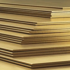 Brass Sheet Stock 16 Gauge Mill Finish, Metal Sheet, Metalworking, Metal Strip