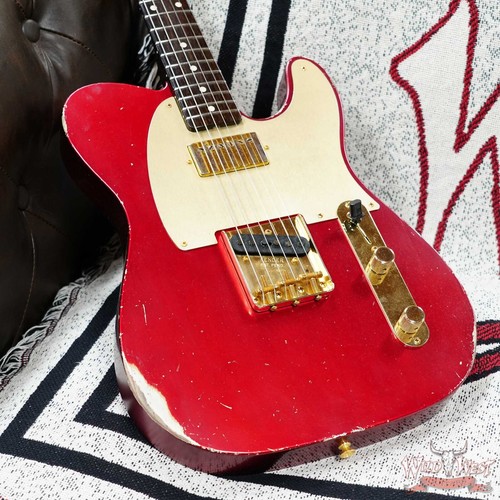 2024 Fender Custom Shop Kyle McMillin Masterbuilt 1959 HS Telecaster Relic Red - Picture 7 of 14