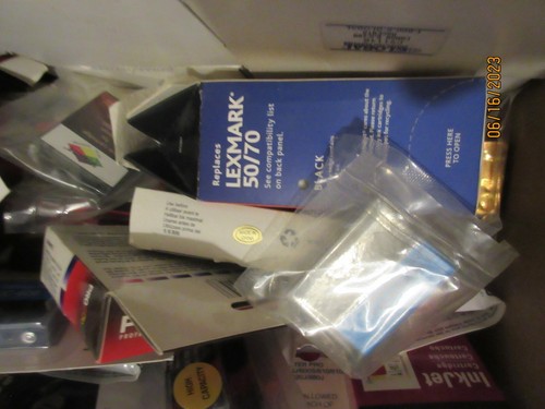 New-Old-Stock NOS Huge Lot SEALED Ink Cartridge Mixed Lot Expired? Cartridges - Picture 4 of 4
