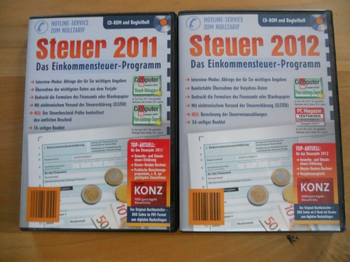 Aldi Steuer CD 2011 2012 wie NEU Steuersoftware Steuererklärung Tricks