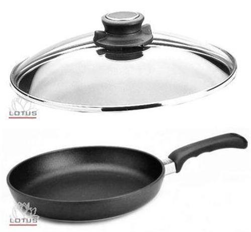 Lotus Sartén Hierro Fundido Sartén Plana Ø 28cm Inducción B22cm H 5,1cm Germany Lotus Sartén Hierro Fundido Sartén Plana Ø 28cm Inducción B22cm H 5,1cm Germany