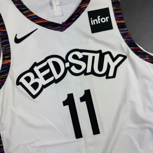 100% Authentic Kyrie Irving Nike Brooklyn Nets City Pro Cut Game Jersey 50+4" - Picture 5 of 12