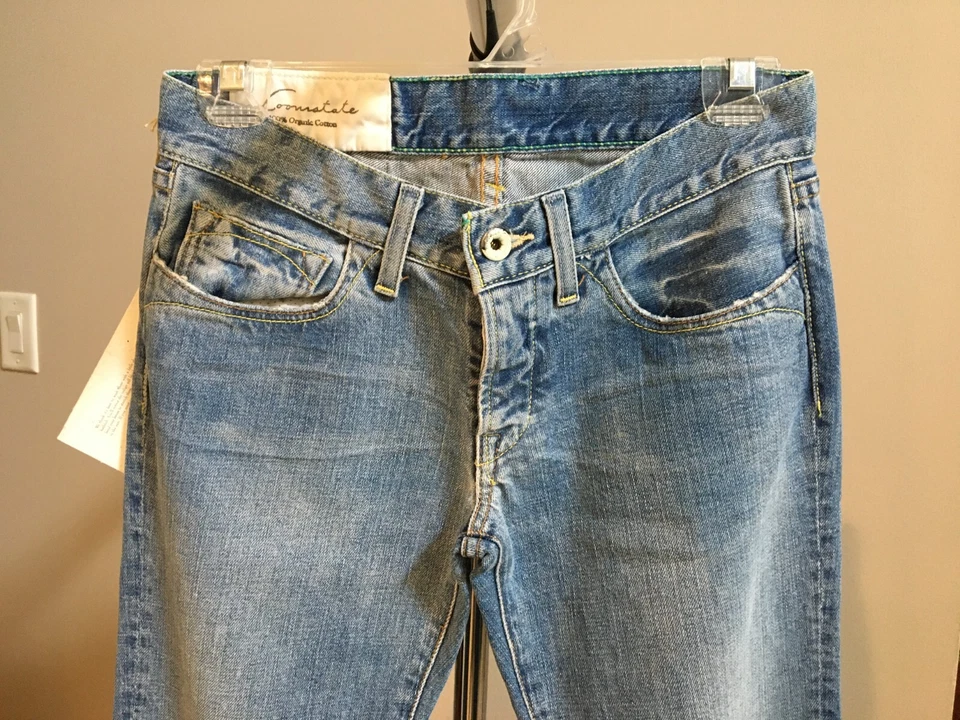Pantalones de mezclilla de algodón orgánico Loomstate para mujer talla 25 nuevos con etiquetas Foto 2 de 4