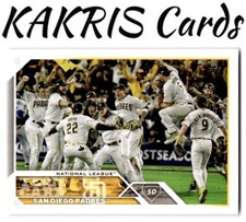 2023 Topps Series 1&2 Set #655 San Diego Padres Celebrate