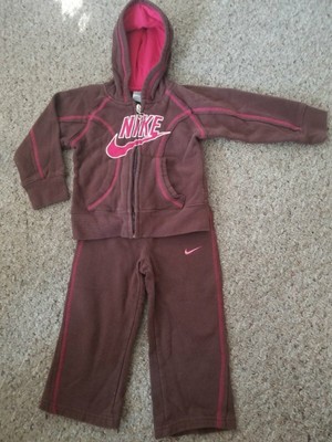 NIKE Brown Hooded Sweatsuit Style 