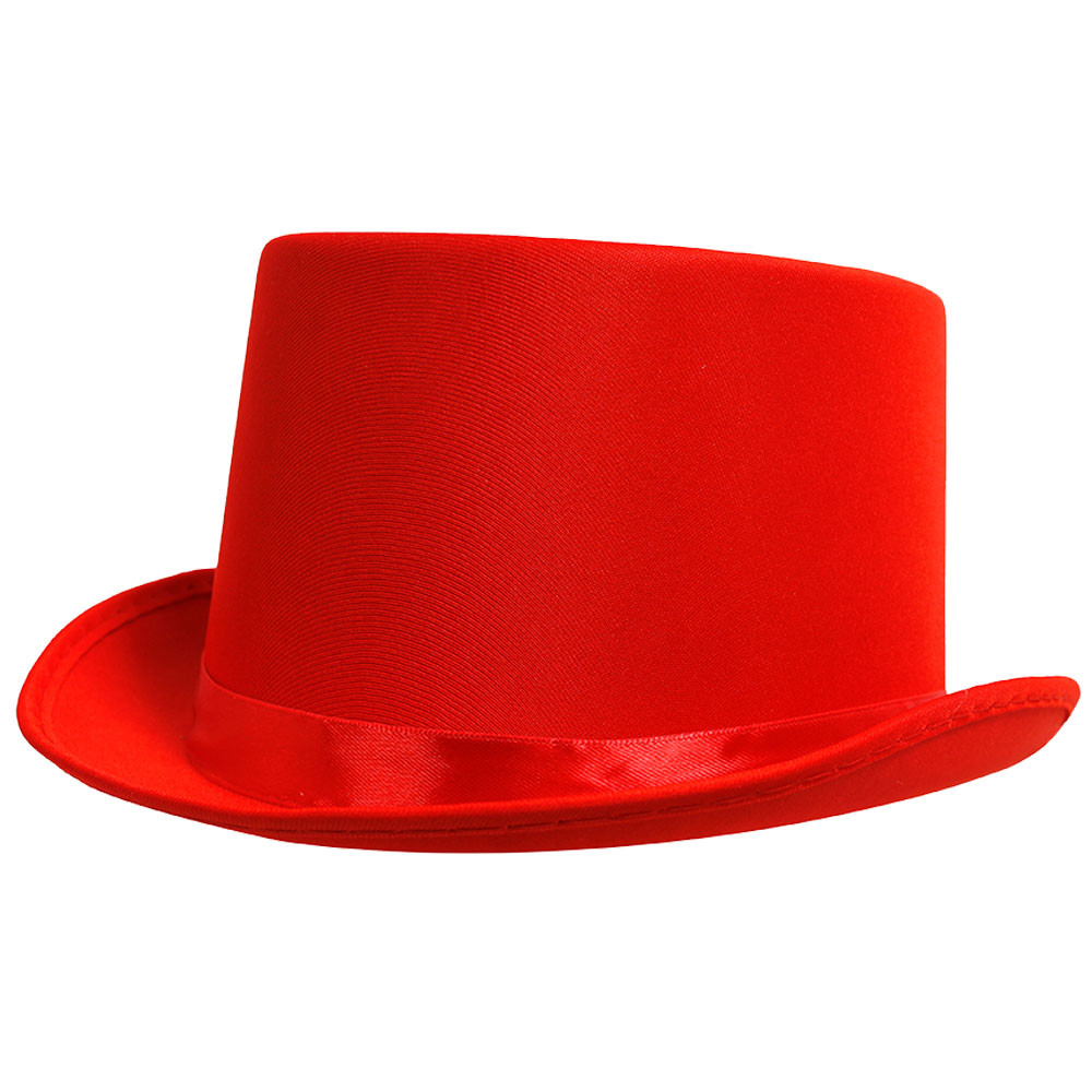 RED NOSE DAY HAT CHOOSE FROM RED TOP HAT, COWBOY, FEDORA, BOWLER