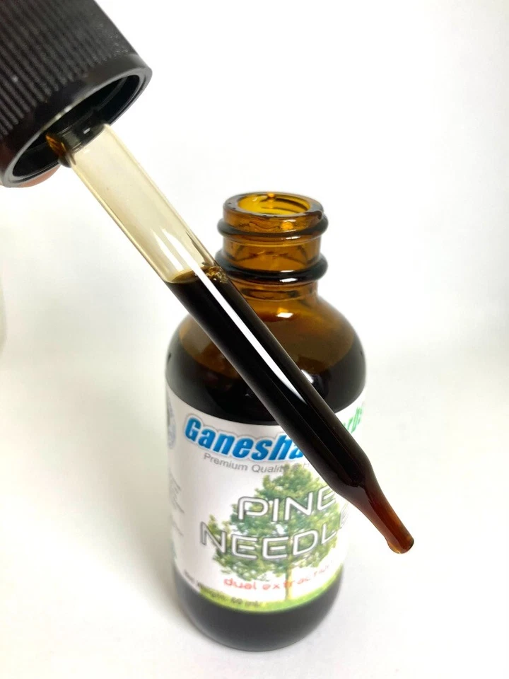 松针液体 TINCTURE 双提取物 Suramin Shikimic Acid - 3 倍更有效! — 第 2/4 张图片