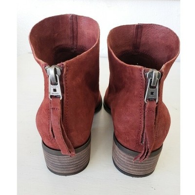 lucky brand burgundy booties