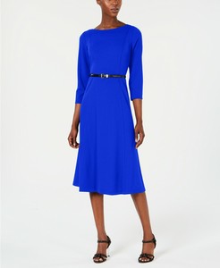 calvin klein a line midi dress