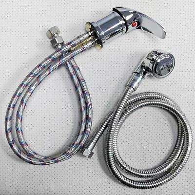 Shampoo Bowl Faucet and Sprayer Set Salon Sink Faucet Set for