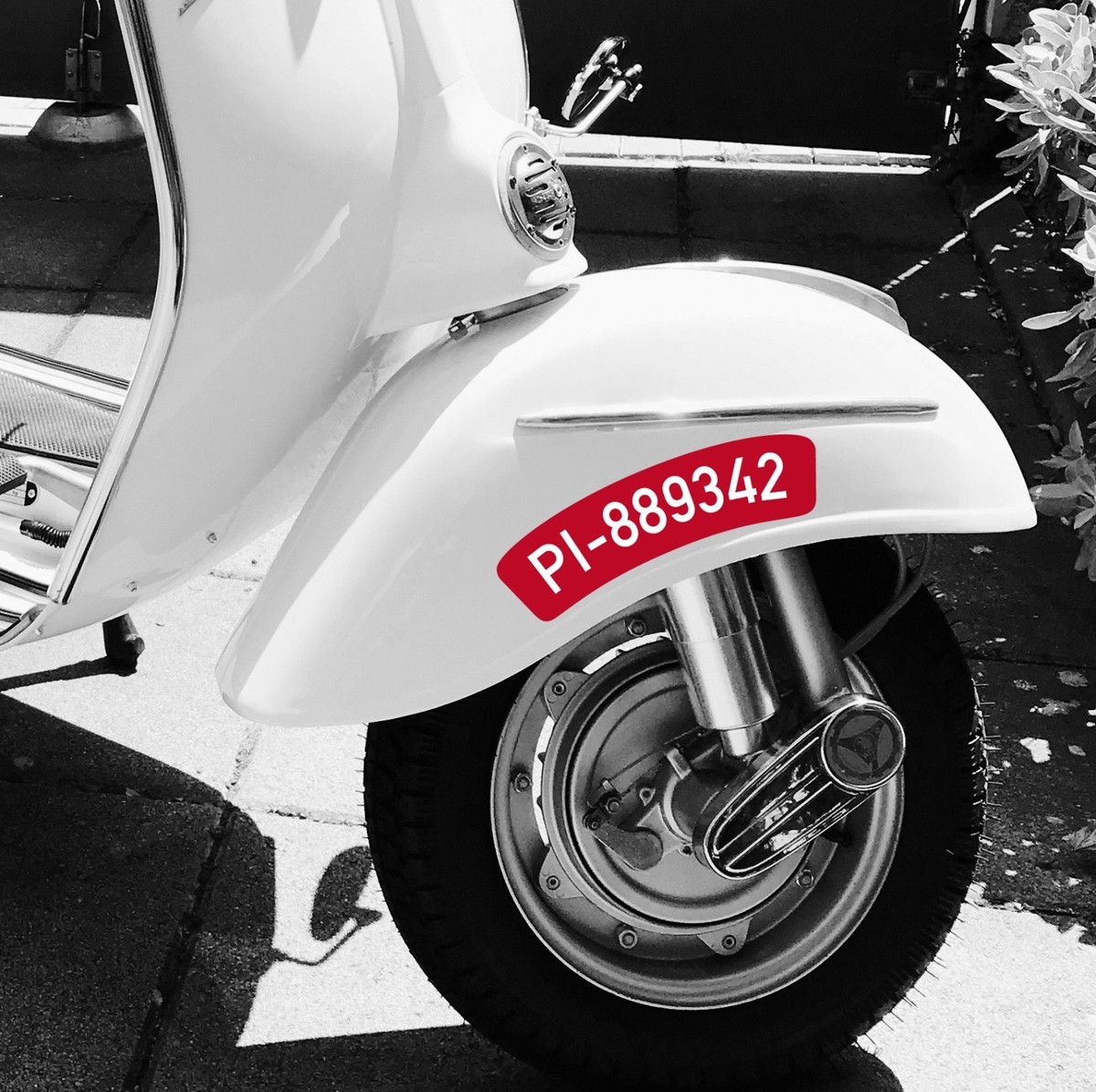 Aufkleber-Set Für Motorrad-Kennzeichen – Region Vendée (85), 2 Stück, UV-beständig