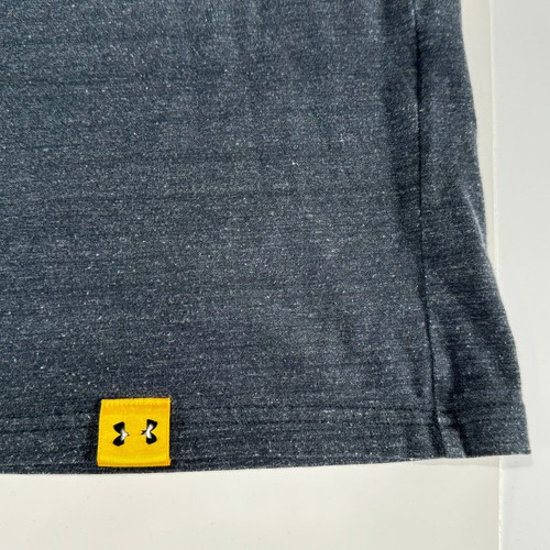 Project Rock T Shirt Size Large Gray Progress Through Pain Loose Under Armour - Picture 7 of 20