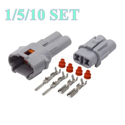 2 Pin Sumitomo MT090 Motorcycle Connector Plug Socket Kit for Kawasaki Suzuki