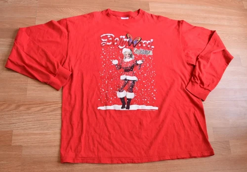 Dolly Parton Christmas Tour Shirt Tee XXL Count 2000s vintage concert t-shirt, vintage, size XXL, single stitch, B+ condition