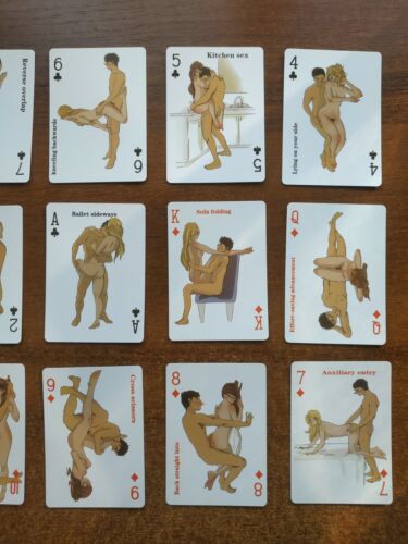 Vintage playing cards, erotica, 54 pieces of playing cards, body art, art - Picture 10 of 24