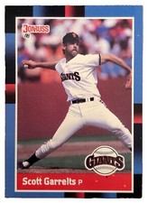 Excellent: Vintage 1988 Donruss Scott Garrelts San Francisco Giants Trading Card